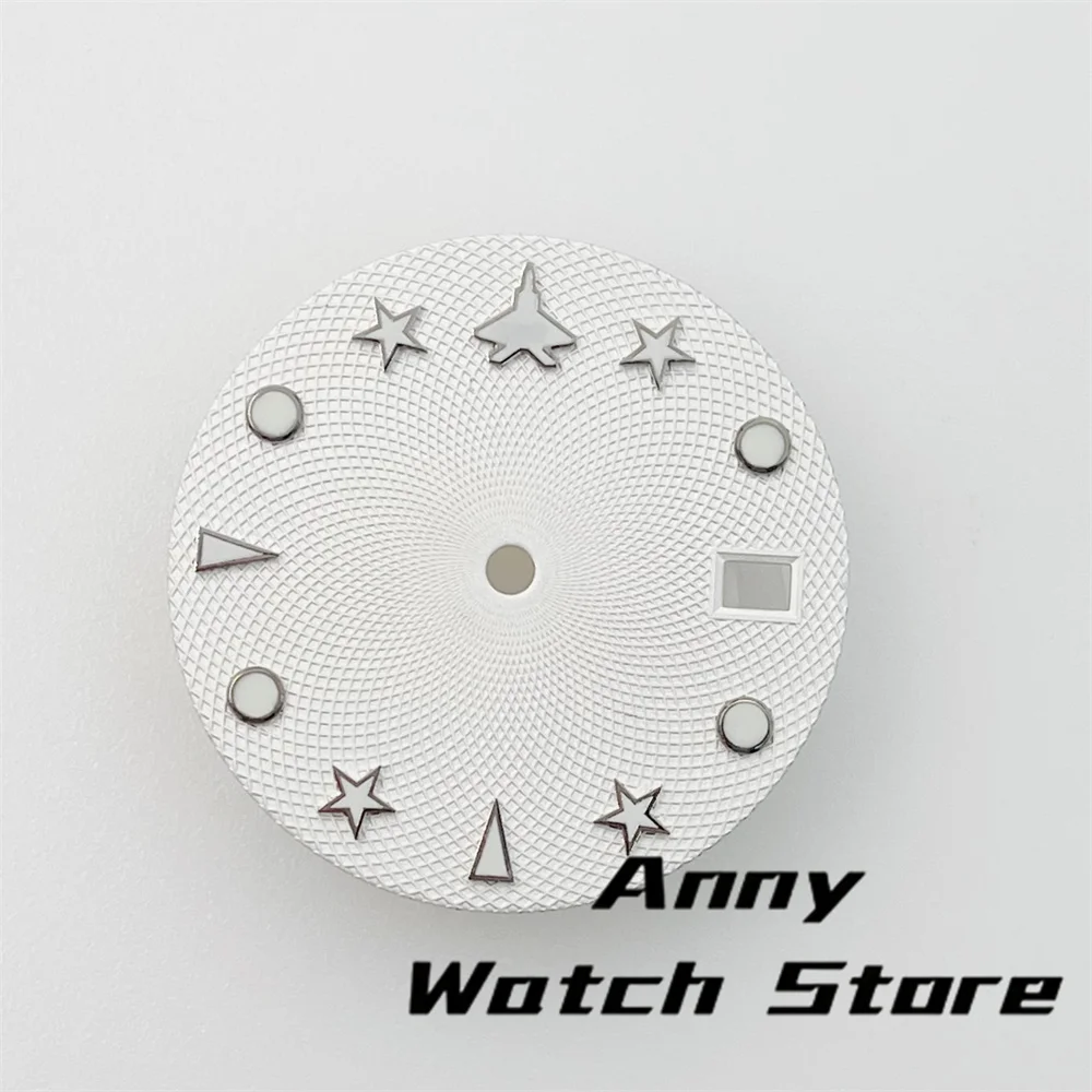 New Designed With Guilloché Dial Star Form Luminous Fit 29mm Suitable for NH35 NH36 Movement