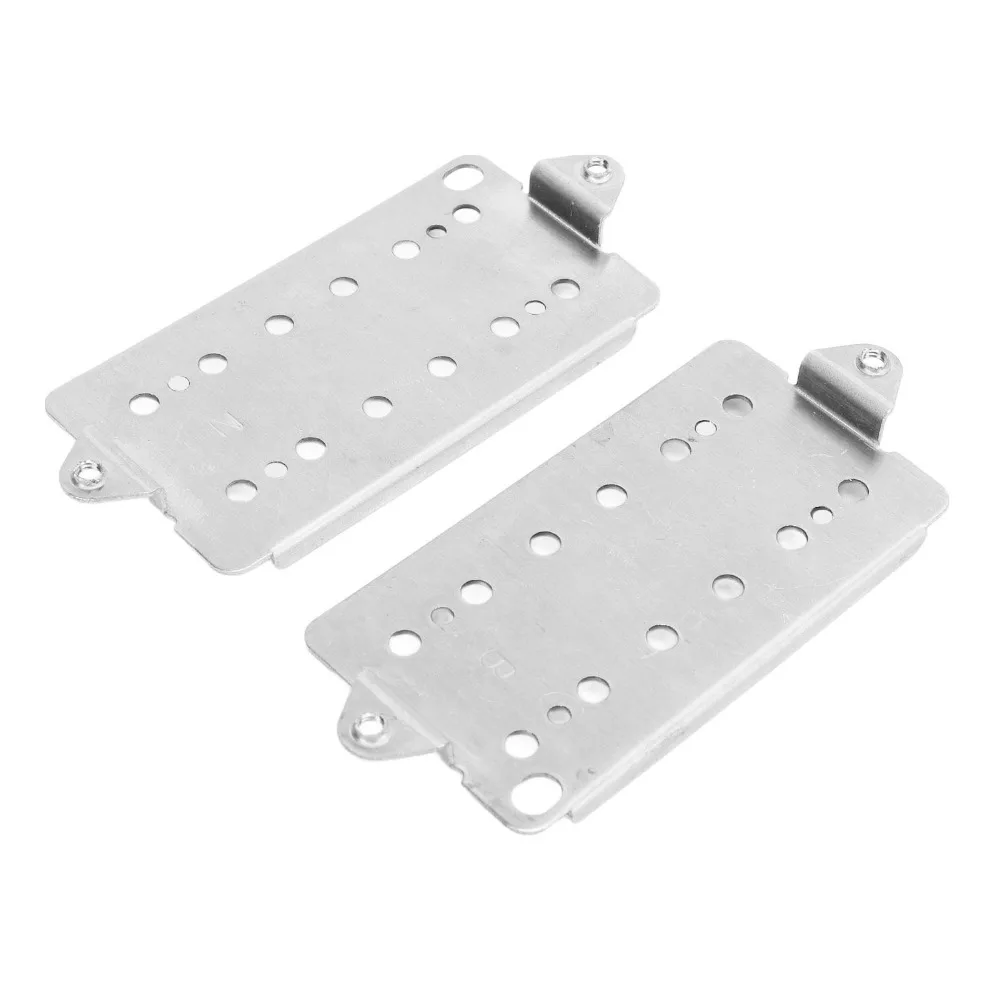 2Pcs Cupronickel Guitar Pickup Baseplate​ ​Easy to Install​ ​Robust Construction​ ​Neck Bridge Pickup Plate​ Stable Performance​