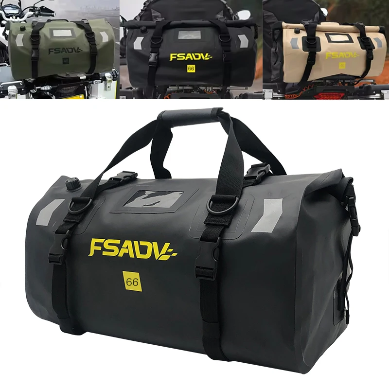 オートバイドライバッグ防水反射テールダッフルバッグスキー旅行ハイキングキャンプボート乗馬釣り屋外荷物