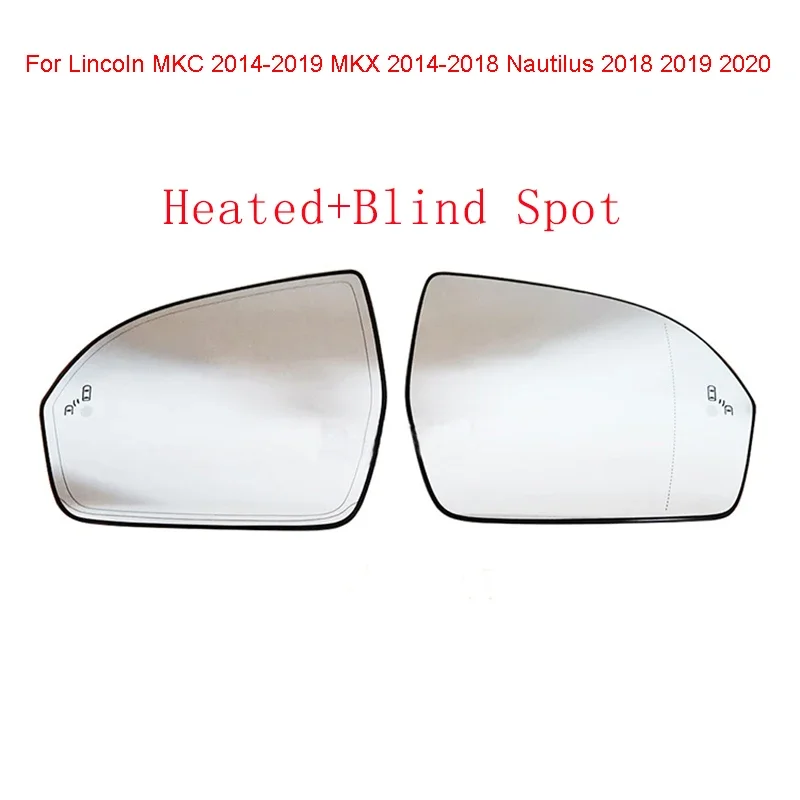 Auto Heated Blind Spot Wing Rear Mirror Glass European Version For Lincoln MKC 2014-2019 MKX 2014-2018 Nautilus 2018 2019 2020