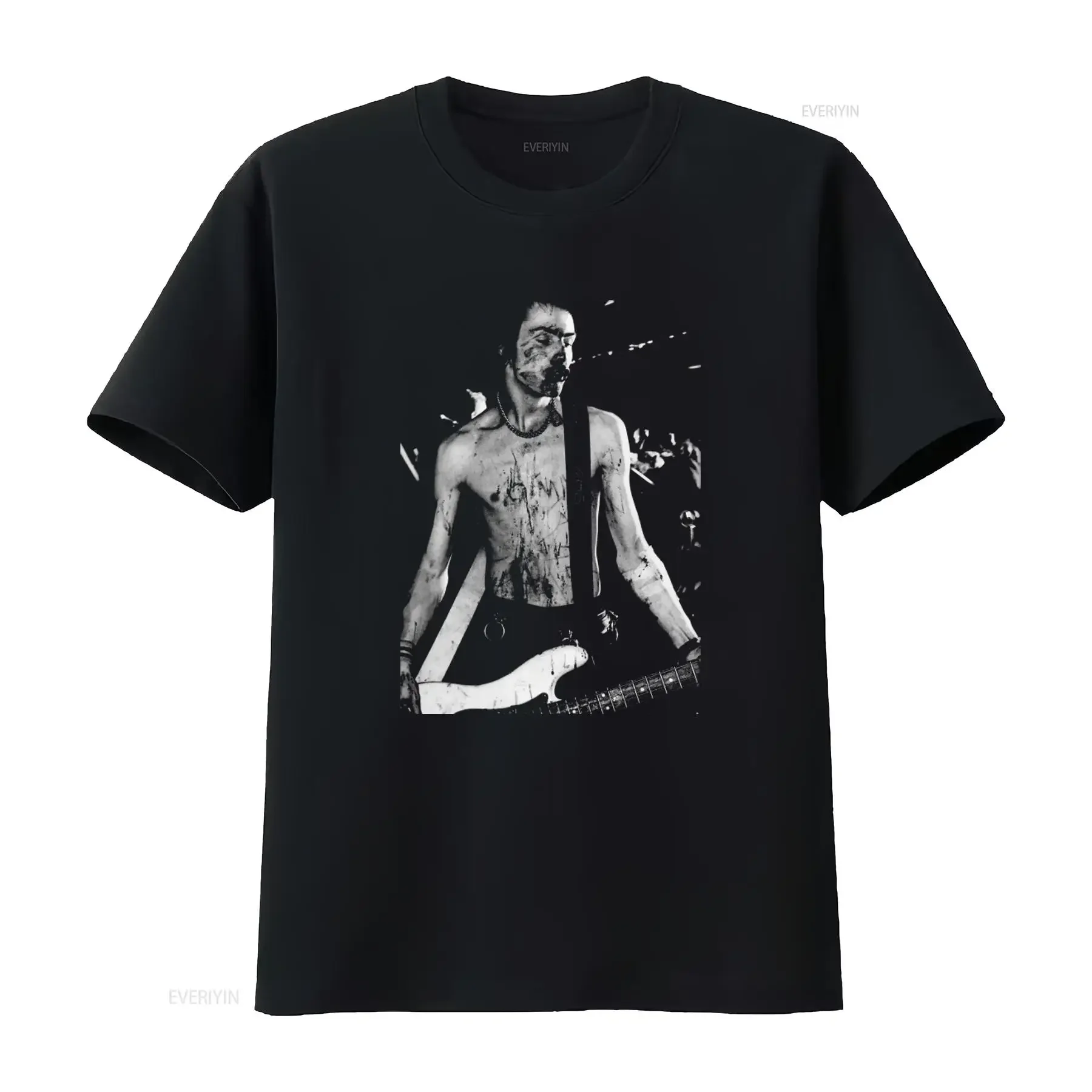Vintage 2007 Sex Pistols Sid Vicious Band Rock T Shirt vintage Washed graphic Top For Everyday Wear Slightly homme streetwear