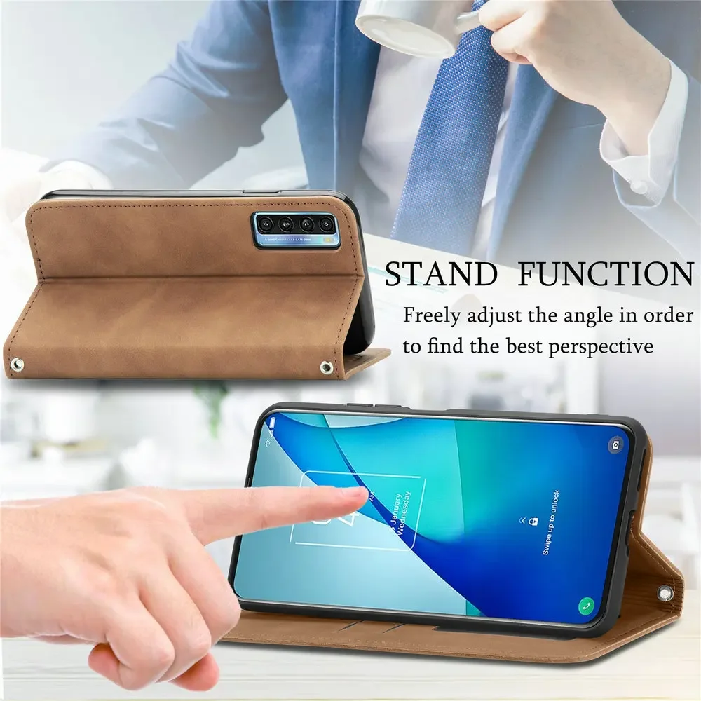 For TCL 10L 20SE 30 XE 30Z 5G Protect Case Leather Magnet Book Capa TCL 20 SE 10 Lite 306 R 20y 20s 20L Plus 20B 30 E Flip Cover