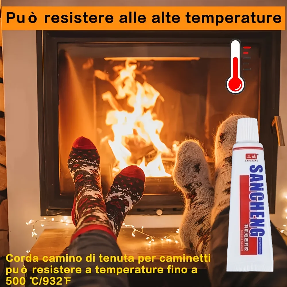 High Temp Silicone Sealant,Oven Repair Glue, Small Household Special Glue,Handle Bonding And Sealing Adhesive,Transparent Finish
