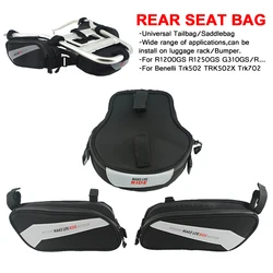 Bolsa de almacenamiento para asiento trasero de motocicleta, portaequipajes para herramientas de reparación, compatible con Benelli trk 502x TRK502 TRK702, R1250 GS R1200 G310GS