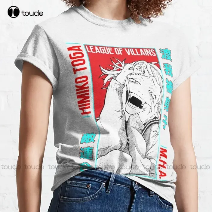 Himiko Toga M.H.A. Classic T-Shirt Black Tee Shirts For Men Custom Aldult Teen Unisex Digital Printing Tee Shirts Xs-5Xl Unisex