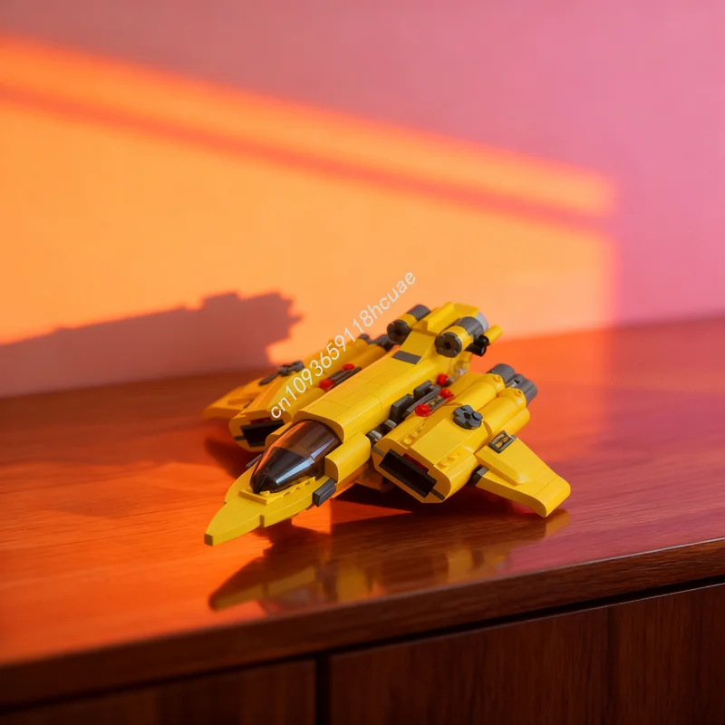 

296 шт. MOC Angle Cruiser Creator дизайнерская модель строительные блоки сборка рождественские подарки DIY идея образование кирпич игрушка на день рождения