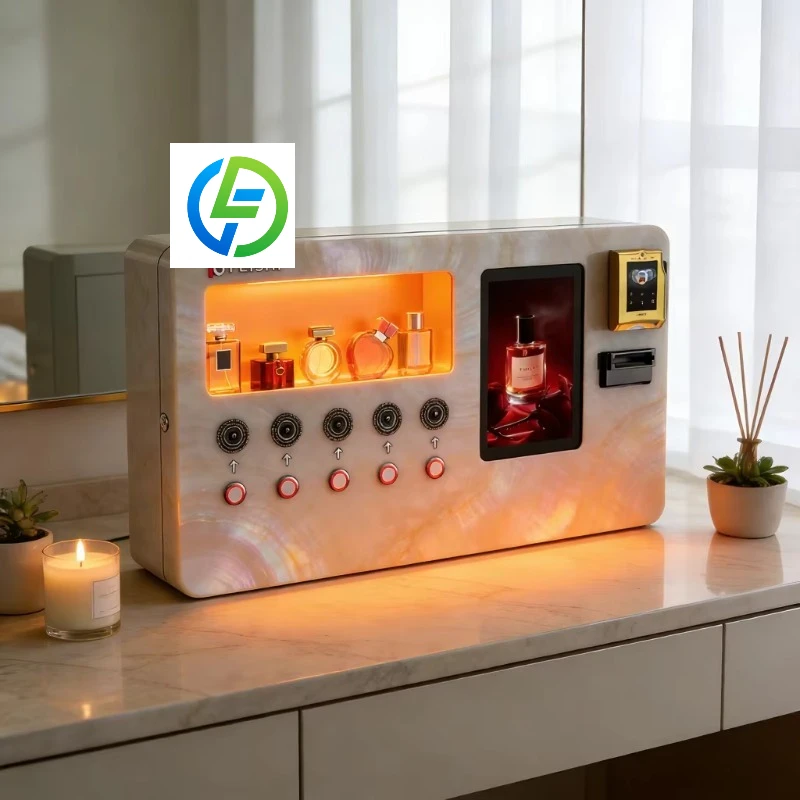 Deposit  Wall Mounted Perfume Vending Machine SDK Enabled Cloud-Based Management for Small Spaces 24/7 Cash Card Operation