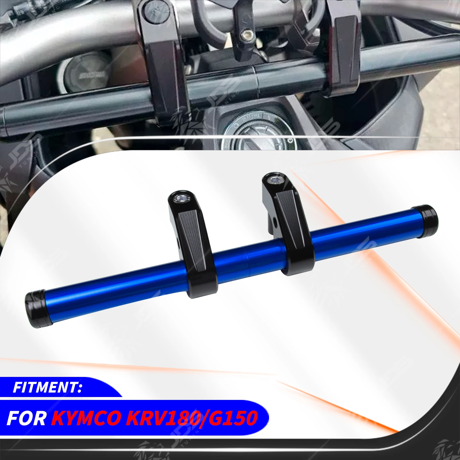 For KYMCO KRV180/G150 Handlebar Grab Crossbar Child Safety Handrail Phone Navigation Holder Bracket Accessories Parts