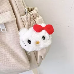 Sanrio HelloKitty Things Plush Doll Toys Anime Kawaii Cinnamoroll Kuromi Keychain Bag Decorative Accessories Backpack Girl Gift