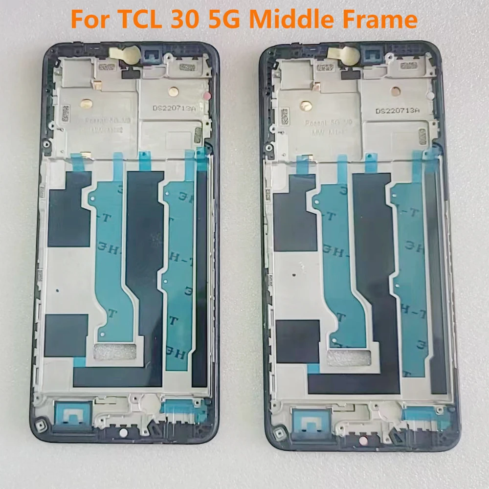 For TCL 30 5G Middle Frame Plate Housing Board LCD Display Support Mid Faceplate Bezel Replacement Parts