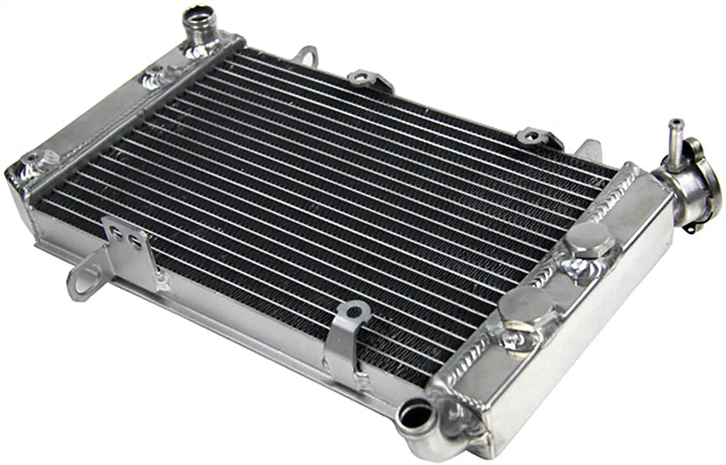 Aluminum Radiator For 2003-2006 Kawasaki KFX400; 2003-2008 Suzuki Quadsport Z 400; 2004-2008 Arctic Cat DVX400