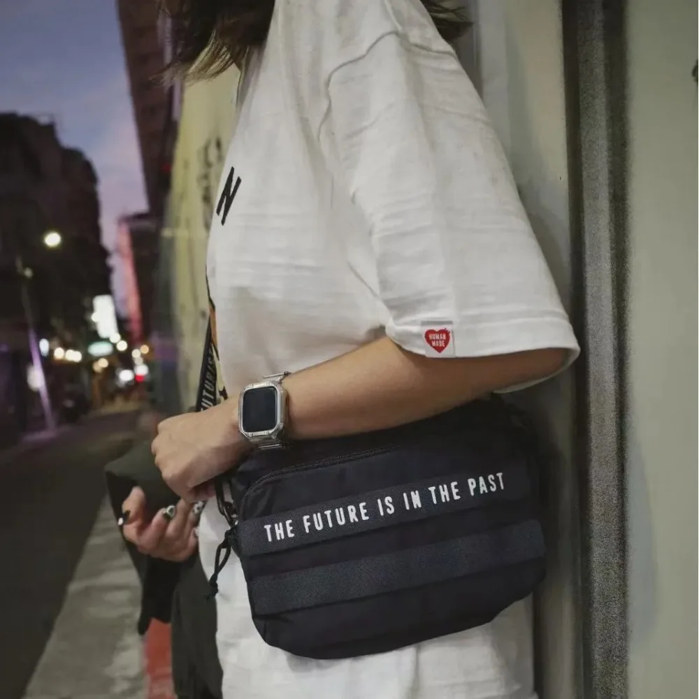 human made 2026 new multi-layer practical small shoulder bag military pouch velcro camera bag shoulder crossbody bag