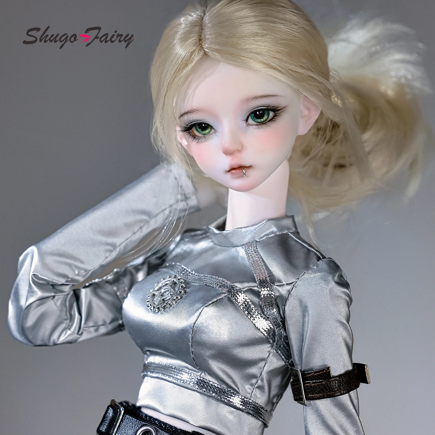 Faina F Ball Jointed Doll 1/4 Full Set Punk Techwear Style Female Racer Knight Version Resin Art Doll Shuga Fairy