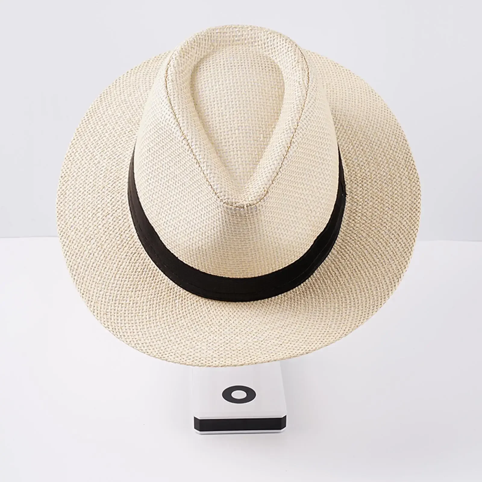 

Fashion Men Hat Panama Straw Hat Men Women Summer Beach Flat Straw Hat Sunshade Wide Brim Jazz Men's panama Hat Cowboy Hat Male