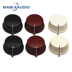 1PCS Guitar Sound Amplifier Speaker Potentiometer Guitar Switch Circular Bakelite Knob 25.5x12.5mm