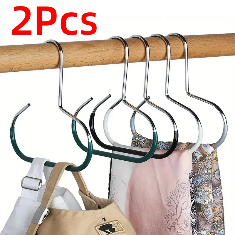 Versatile Circle Ring Hat Hook Hanger Non-marking Non-slip Hat Scarf Towel Tie Hanging Rack Cap Organization Storage Hook