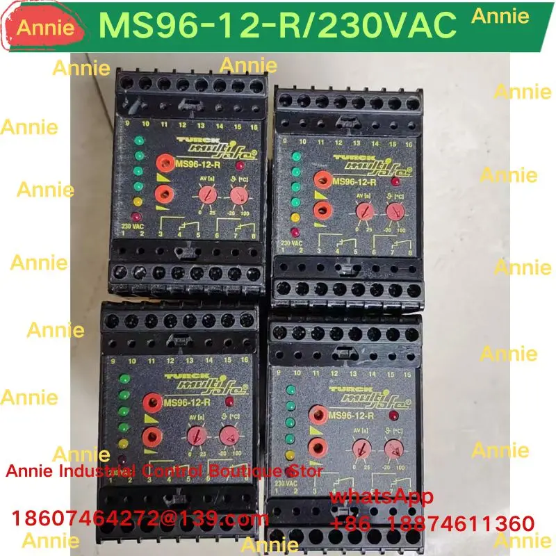 

Second-hand test OK MS96-12-R/230VAC safety relay