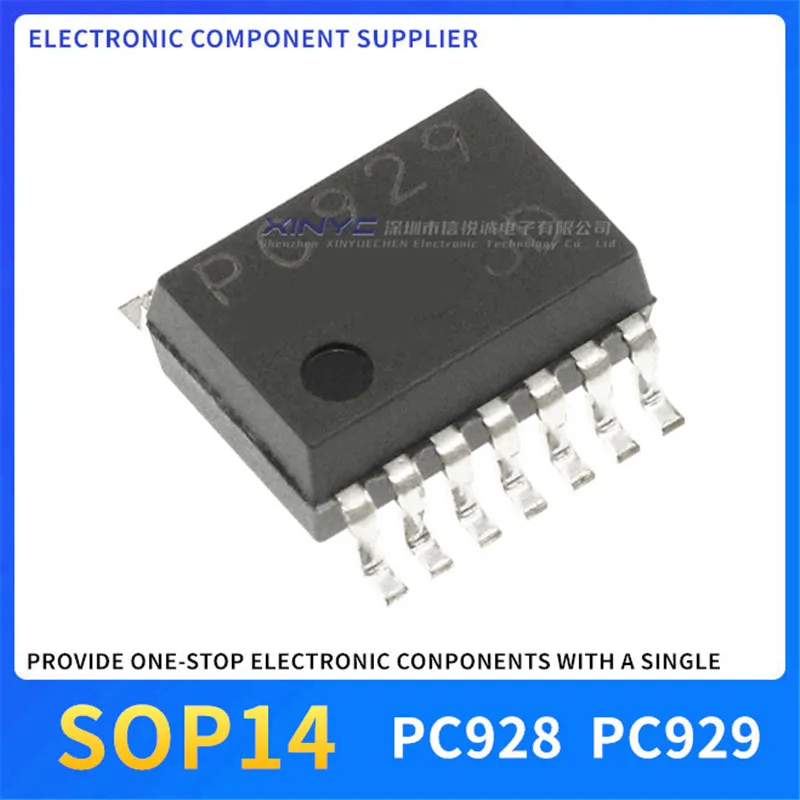 10PCS PC928 SMT PACKAGING DRIVE THE OPTOCOUPLER ISOLATOR PC929 SOP14