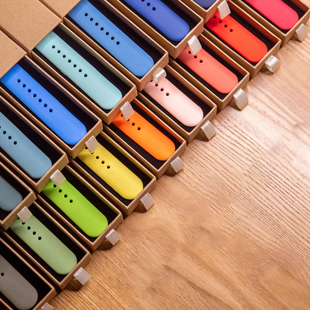 Sport Band For Apple Watch Ultra 2 49mm 44mm 45mm 38/40/41mm Silicone Pride Bracelet correa iWatch Series 8 7 6 4 5 3 9 SE strap