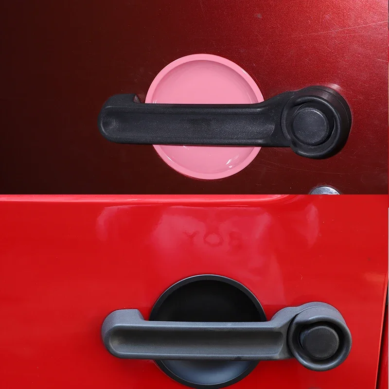 Door Bowl Covers For Jeep Wrangler JK 2007-2017ABS Car Exterior Door Handle Bowl Decoration Cover 2/4 Door Accessories