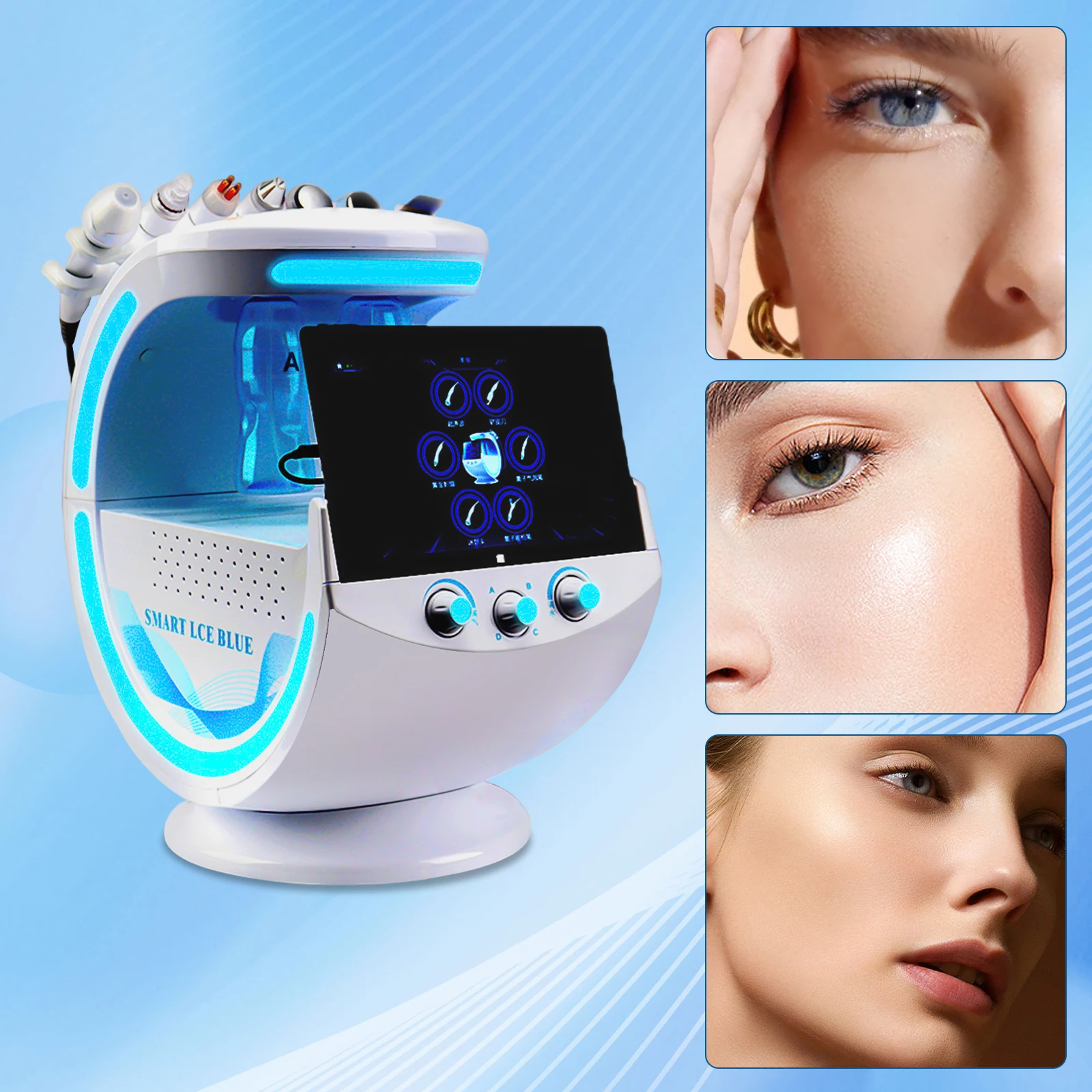 Water Oxygen Jet Peeling Hydro Diamond Dermabrasion Hydra facial Machine