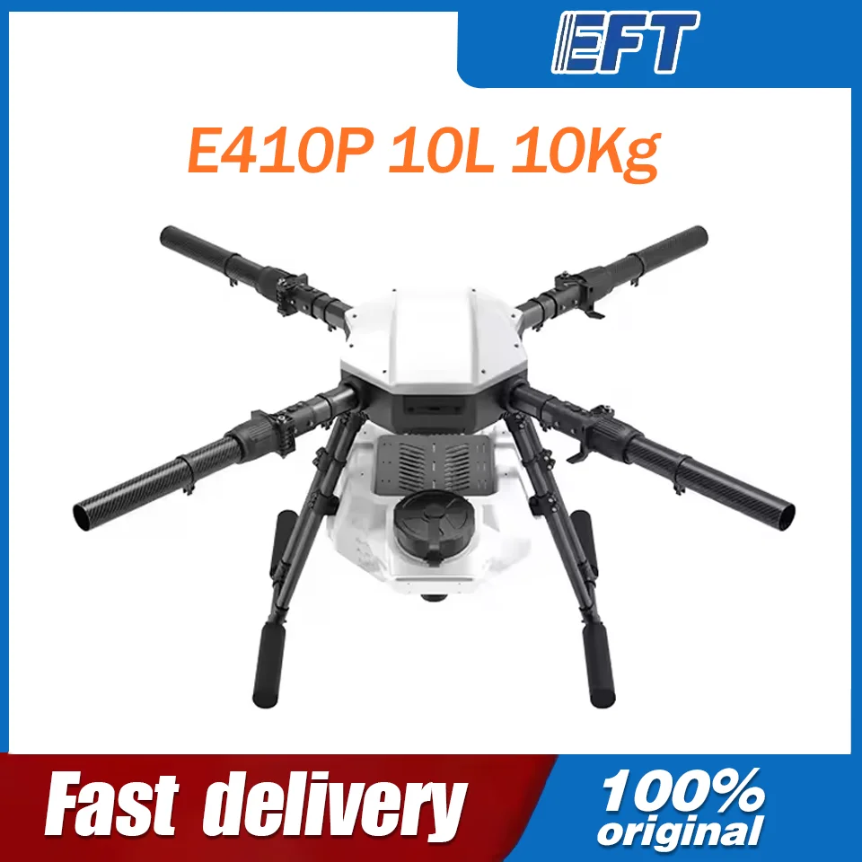 

EFT E410P 10L 10Kg upgraded four-axis agricultural spray frame 1393mm wheelbase waterproof foldable frame 1 sold byShenzhen FNY