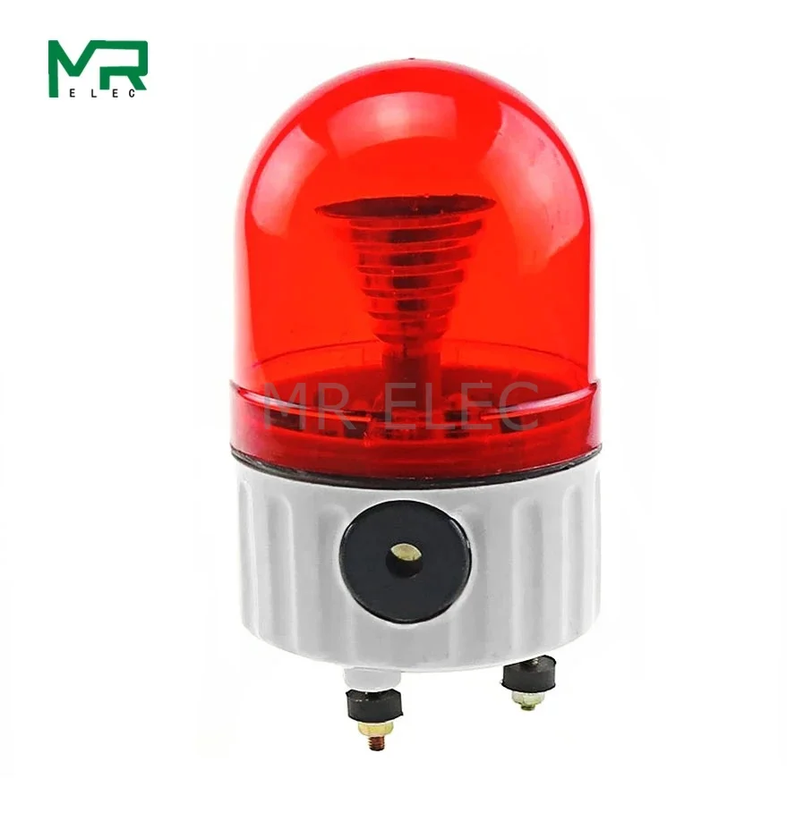 With voice LED strobe Alarm Lamp light siren Red, yellow, blue, green LED warning light 12V 24V 110V 220V