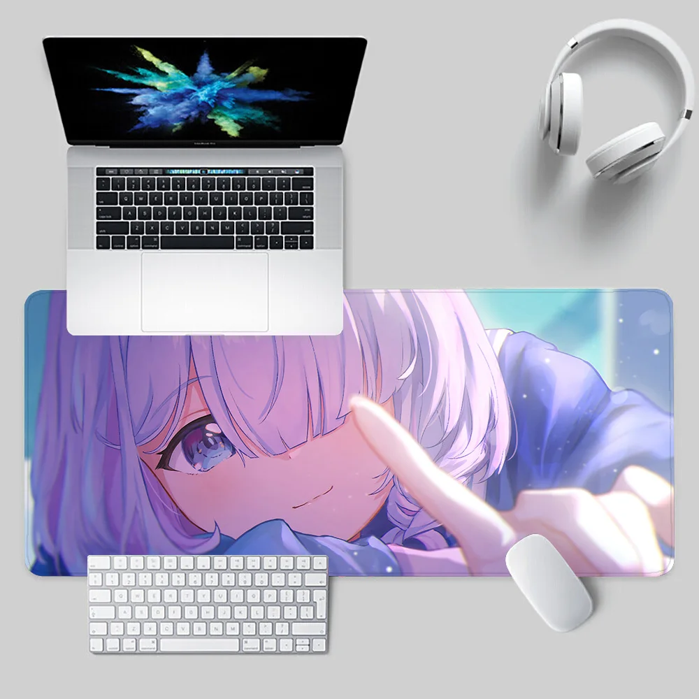 Shiroko Blue Archive Girls Mousepad HD Printing Computer Gamers Locking Edge Non-slip Mouse Pad XXL90x40cm Keyboard PC Desk Pad