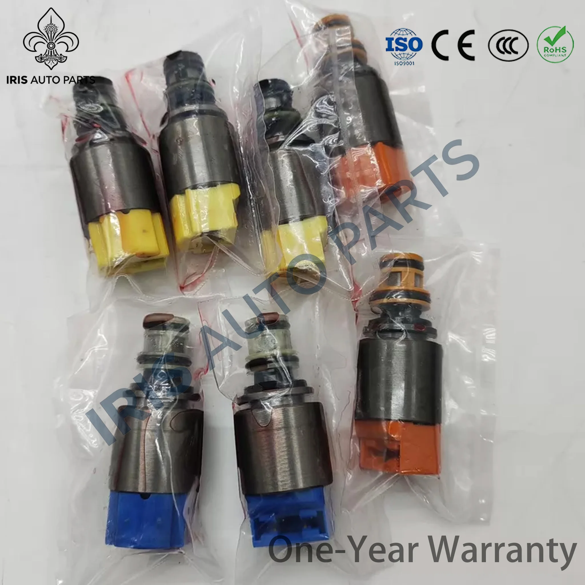 6HP21 6HP28 1068298046 For Audi A6 A8 Q7 BMW X3 X5 Jaguar Land Rover Transmission 100% Original Solenoid Valve 7 Kit