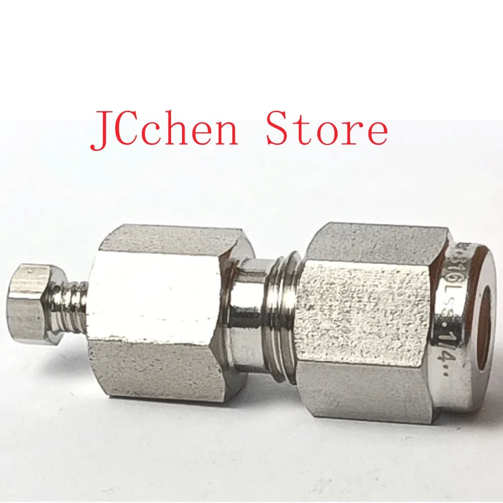 

1/16 "-1/8" 1/4" 3 мм 6 мм наружный диаметр трубки, переходник для компрессионного соединения SUS 316L, соединитель для фитинга из нержавеющей стали для цветного спектра