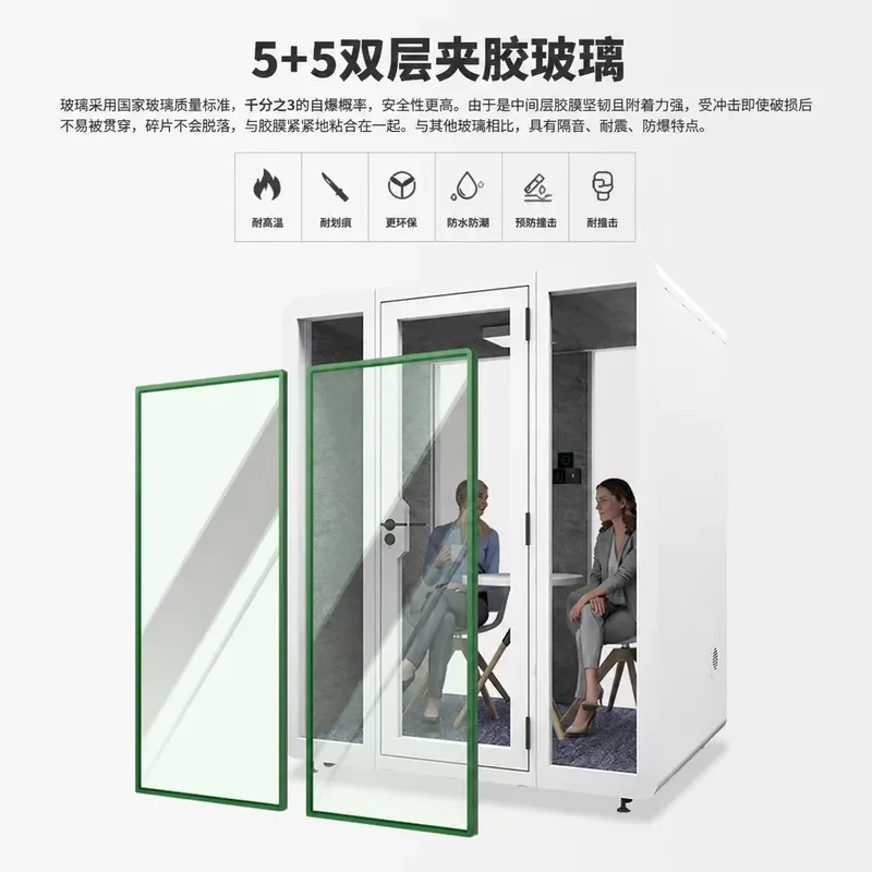 Mobile Soundproof Room for Live Streaming Home Piano Drum Recording Studio Office Phone Booth Silent Compartment Sleeping