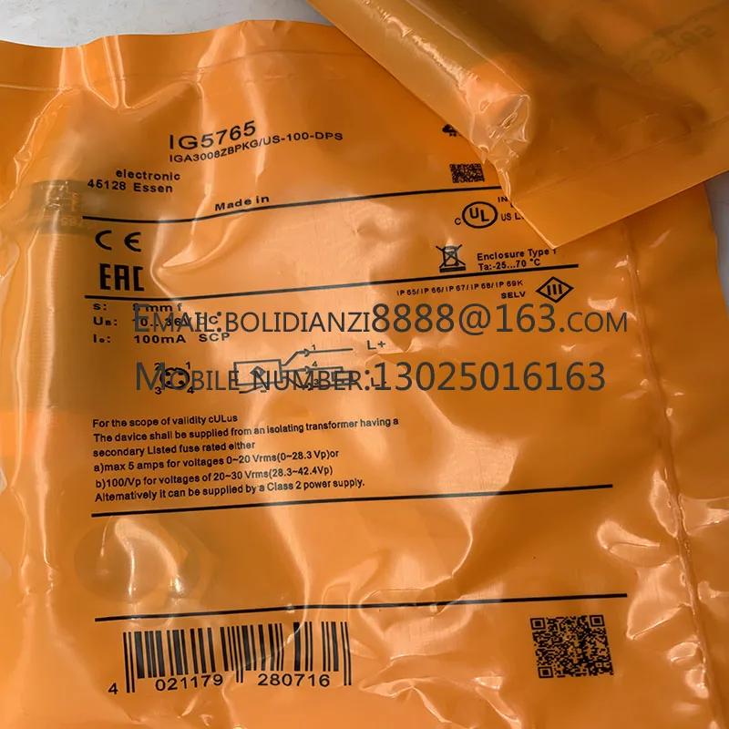 

The brand-new original sensor IG5839 IG5846 IG5806 IG5765 IG5764 IG5772 warranty for one year in stock