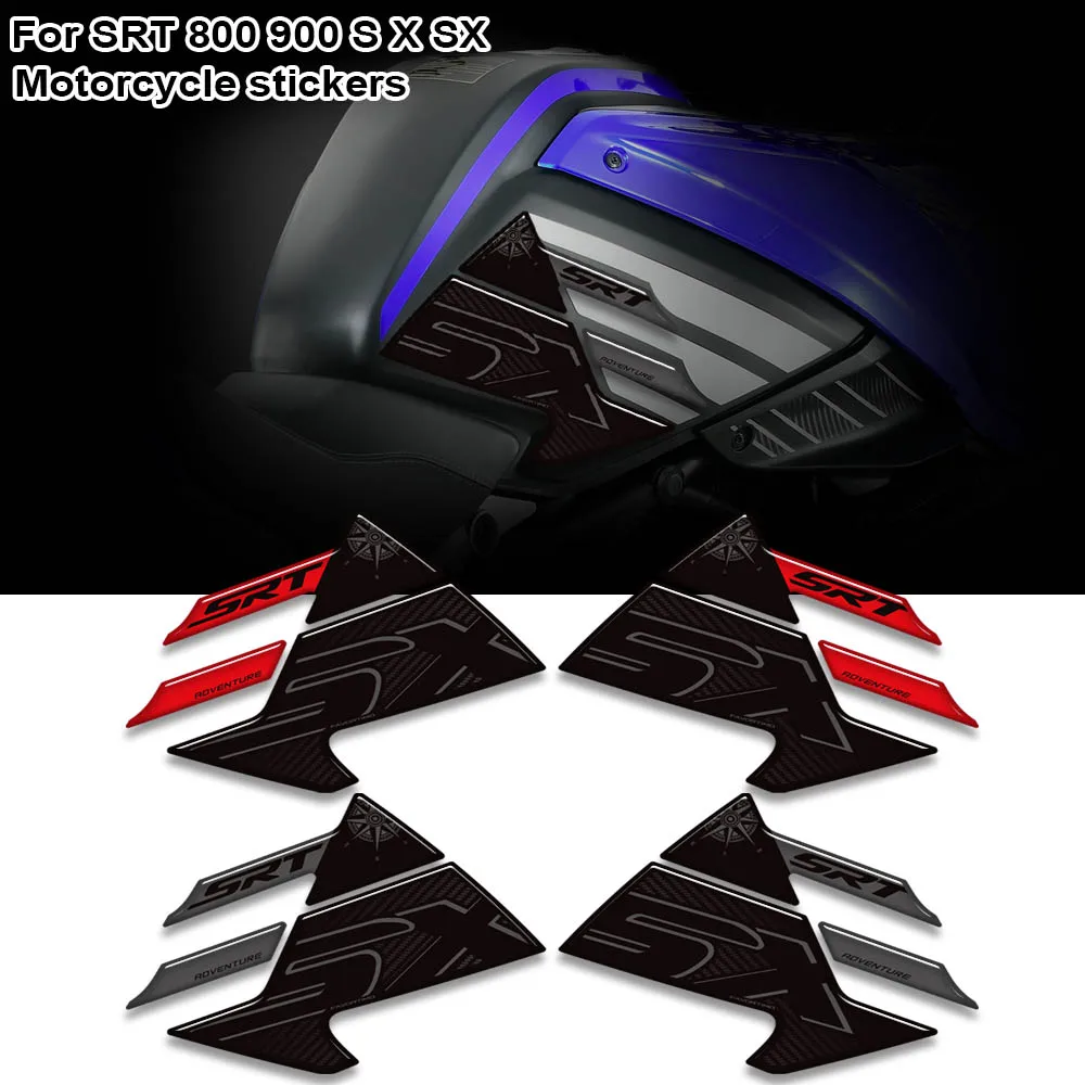 

Motorcycle Protector Tank Pad Cap Gas Fuel Oil Kit Knee Fairing Fender Stickers Decals For QJMotor QJ Motor SRT 800 900 S X SX