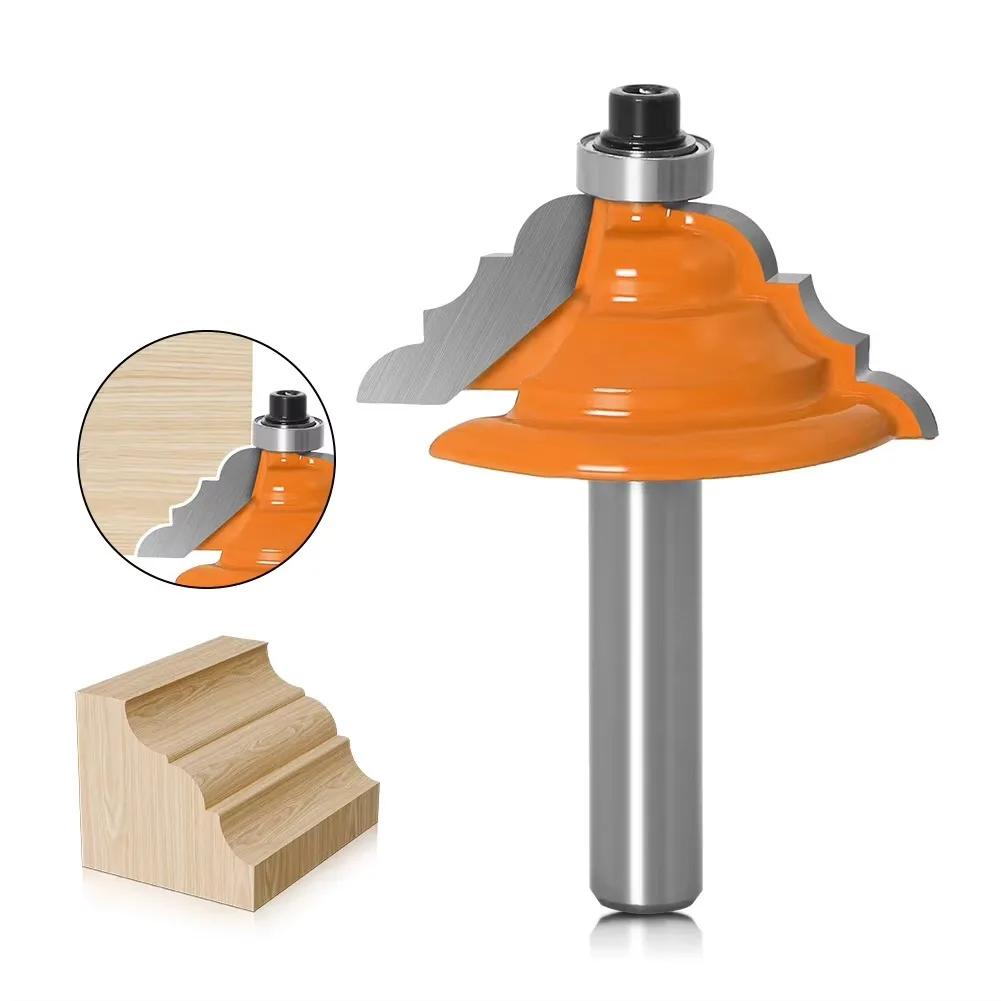 Table Edge Router Bit 8mm Shank Line Knife Woodworking Cutter Tenon Cutter for Woodworking Tools