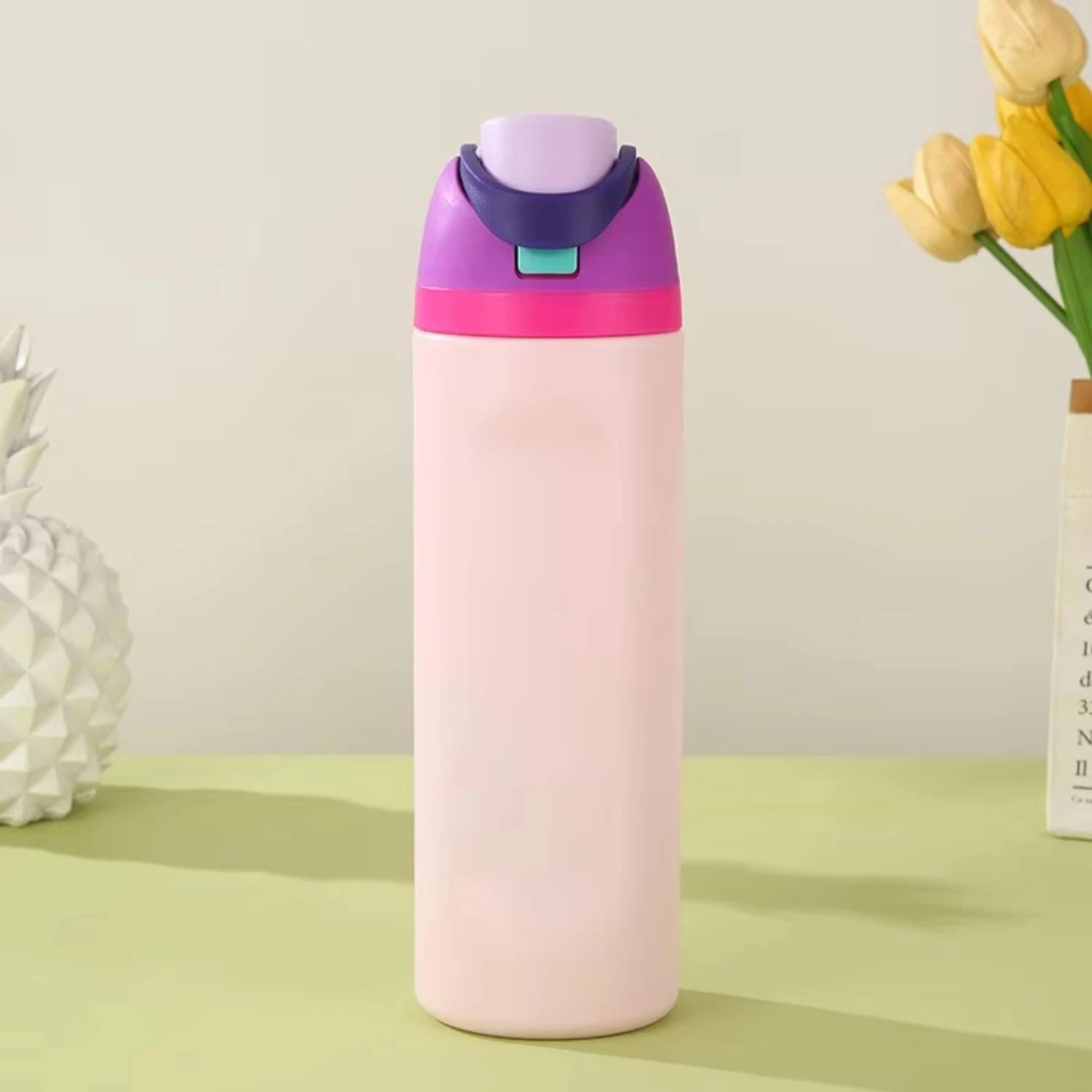 

Hot Selling 304 Stainless Vacuum Bottle 32oz BPA-Free Sports Water Insulated Straw Light Thermos Popular Drinkware