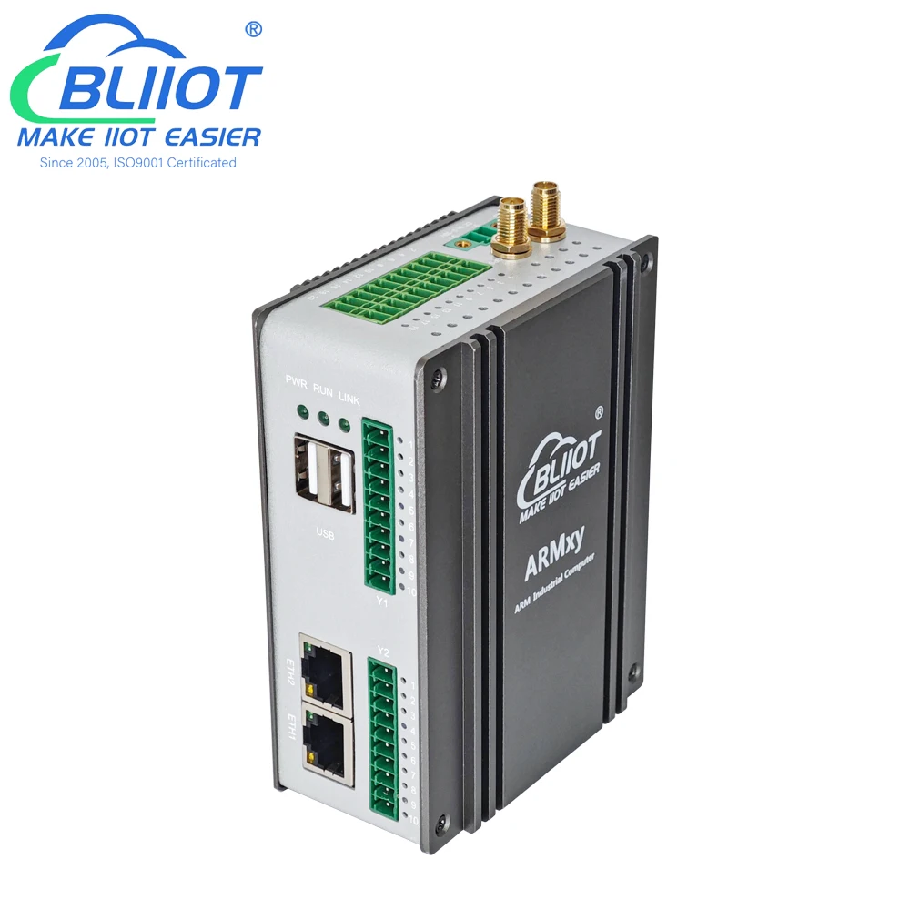 Imagem -04 - Cpu a7 8gbyte Emmc 100m Mais 1000m Porta Ethernet Arm Edge Computing Gateway Suporte Modbus Mqtt x