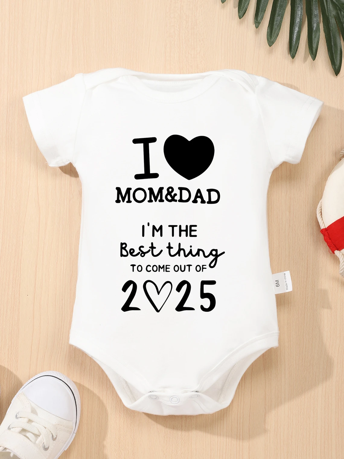 I LOVE MOM & DAD Baby Boy Girls Clothes High Quality Comfy Soft Newborn Baby Stuff Cotton Summer Infant Bodysuits & One-pieces