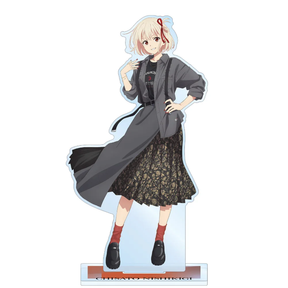 Lycoris Recoil TV Anime meagratia Collaboration Sensoku Nishikigi Original Illustration Acrylic Stand, Desk Display, Collectible