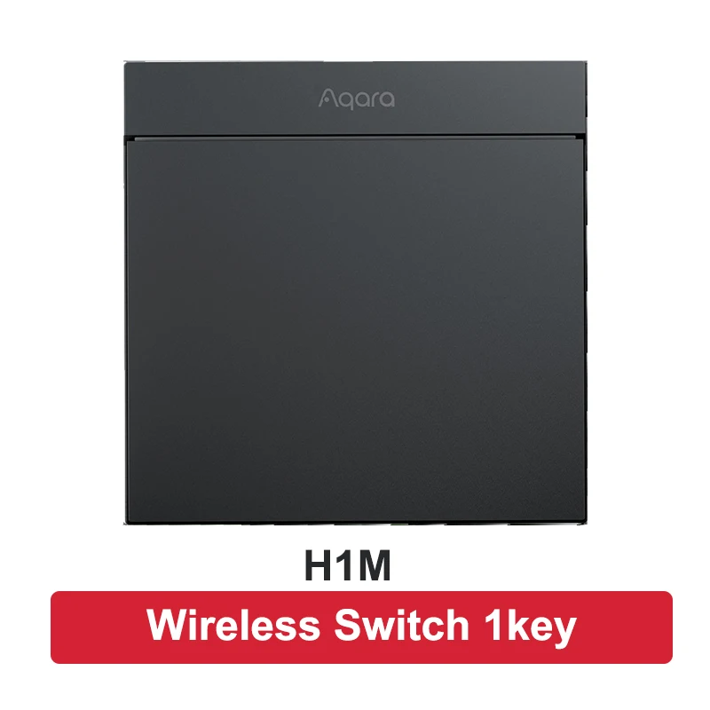 Aqara Smart Wall Switch H1M Neutral MARS-Tech 6 Colors Wireless Key Light Switch Zigbee 3.0 Multiple Control Modes For Homekit