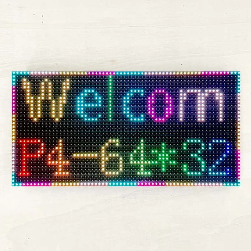 P4 Full Color Surface Mount Module Indoor Conference Room Electronic Screen LED Display  RGB Video Wall LED Panel 256*128mm