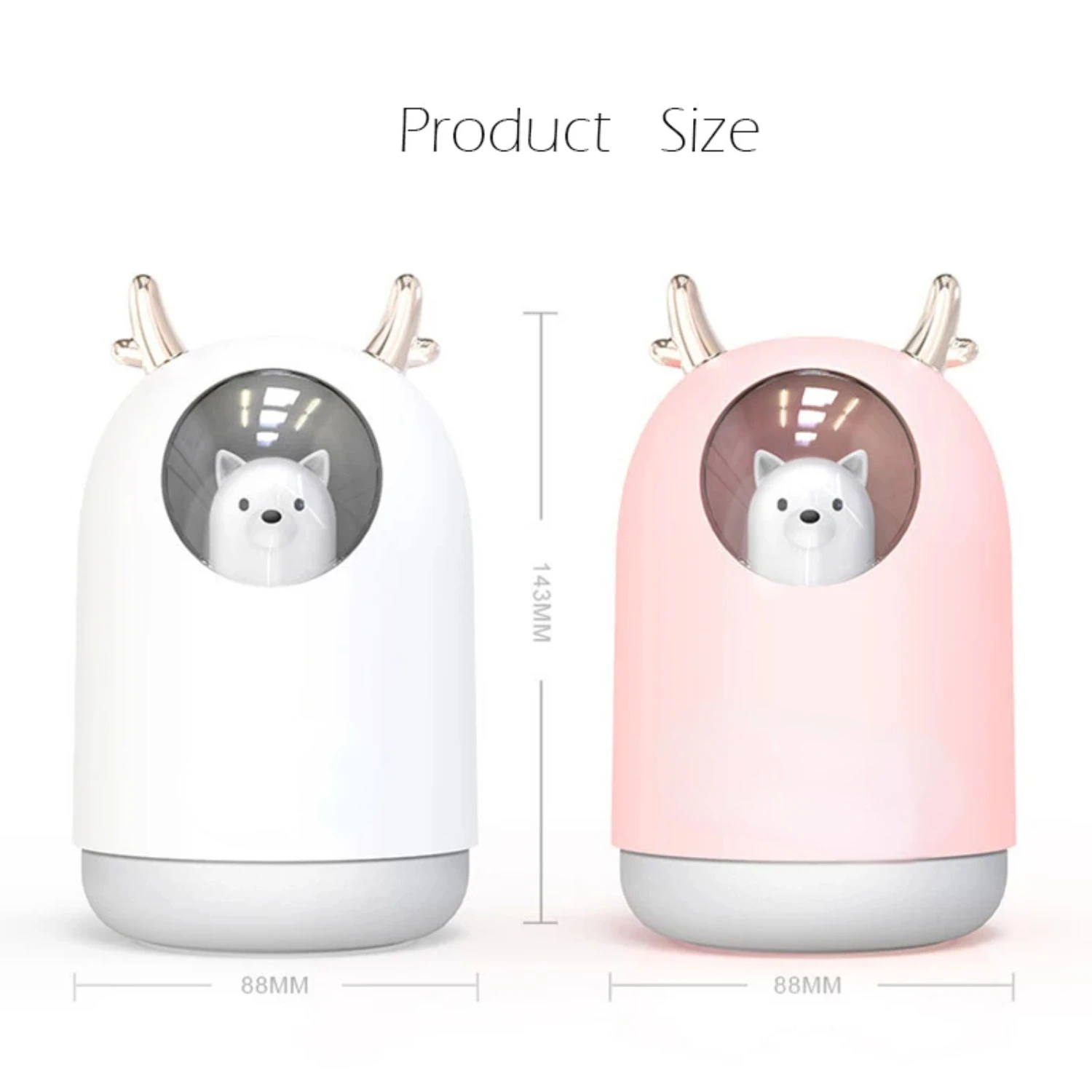 NEW Quiet and Lovely Mini USB Humidifier for Office Desktop, Bedroom, Dormitory, Student Room - Air Enhancing and Mute Operation