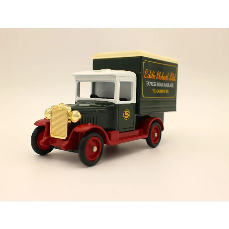 

Литая под давлением коробка-фургон, британский грузовик, модель автомобиля из сплава, Коллекционная игрушка, подарок, сувенир, украшение для дисплея