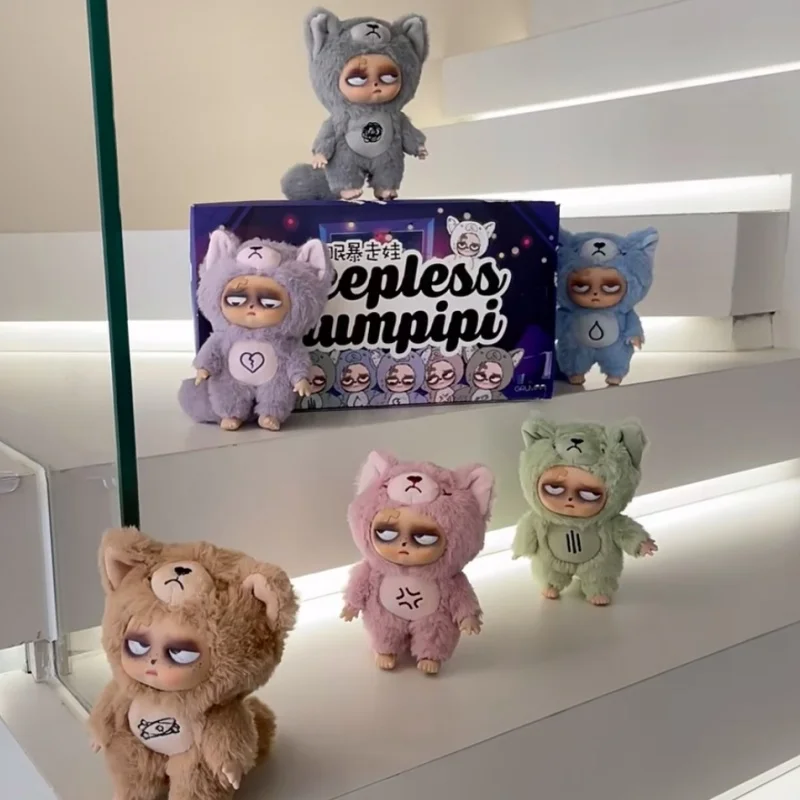 جديد Sleepless Grumpipi سلسلة صندوق أعمى على ظهره قلادة تحصيل مفاجأة نموذج الديكور العصرية زخرفة هدية عيد ميلاد لعبة