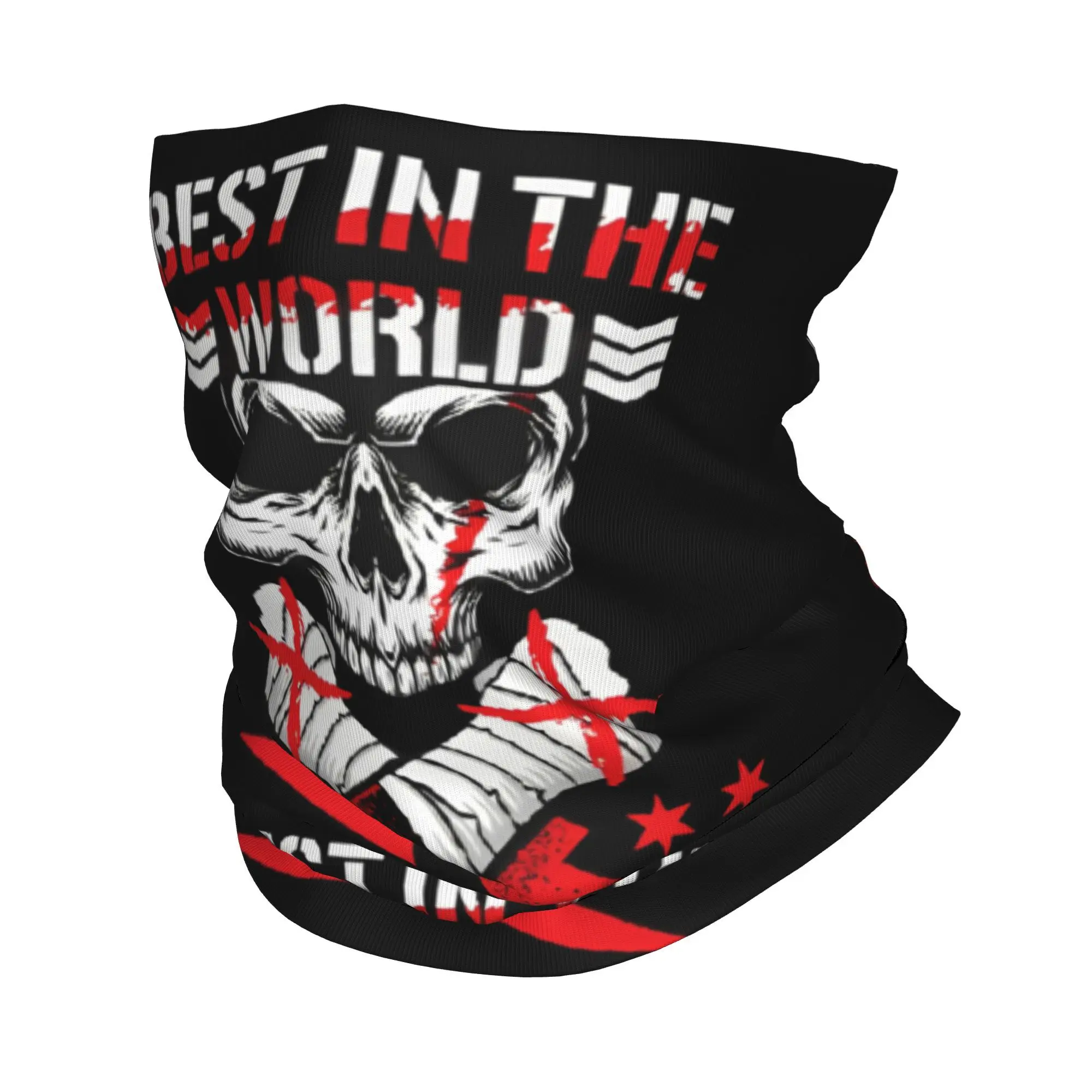 

CM Punk Best in the World Bandana Neck Cover Printed Mask Scarf Multi-use Headband Fishing for Men Women Adult Washable
