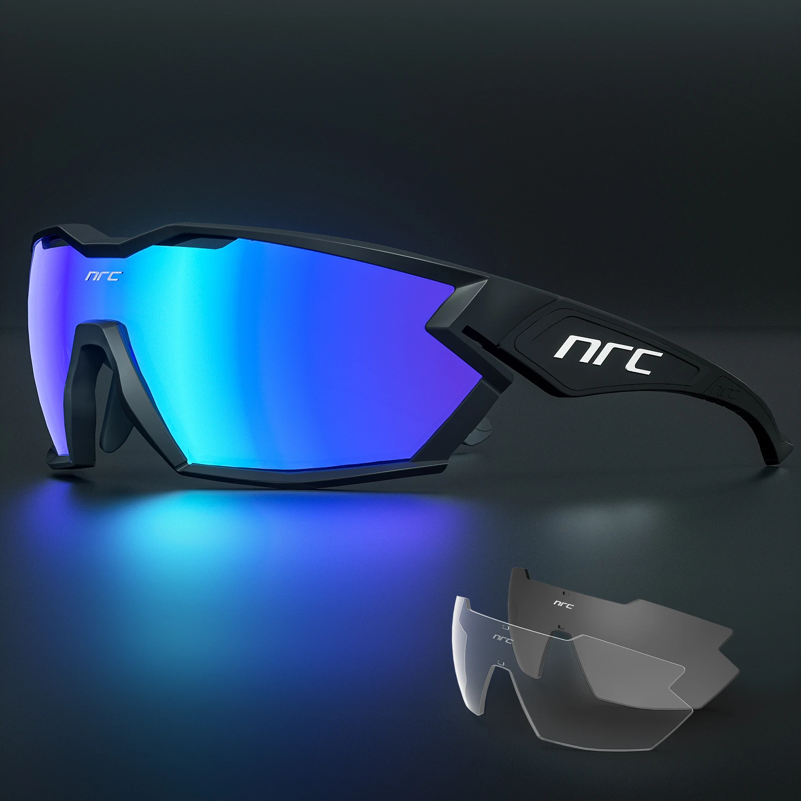 NRC Bike Cycling Sunglasses Outdoor Sport Riding Running Road Glasses Photochromic Mtb Goggles Bicycle Glasses UV400 Eyewear