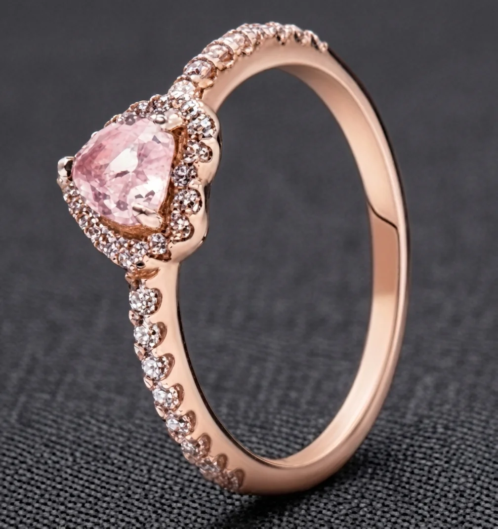 Rose Tone Multi Style Stackable Rings Mix Heart Flower Bow Colorful Zircon Thin Band Ring Set Dainty Wedding Jewelry Gift 2026