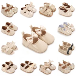 Spring and Autumn Baby Shoes Fashion Sweet Princess Shoes Versatile Comfortable Rubber Sole Anti slip Walking Shoes