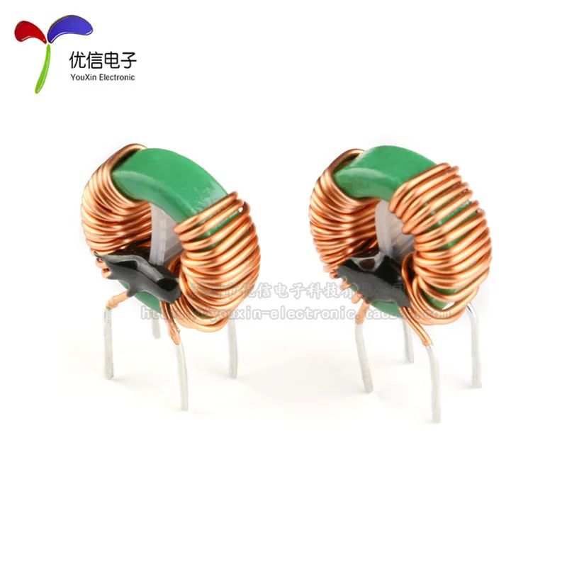 Common mode inductor 14 * 9 * 5 2MH 0.7 wire diameter 5A magnetic ring inductor, power supply filter inductor coil 10PCS