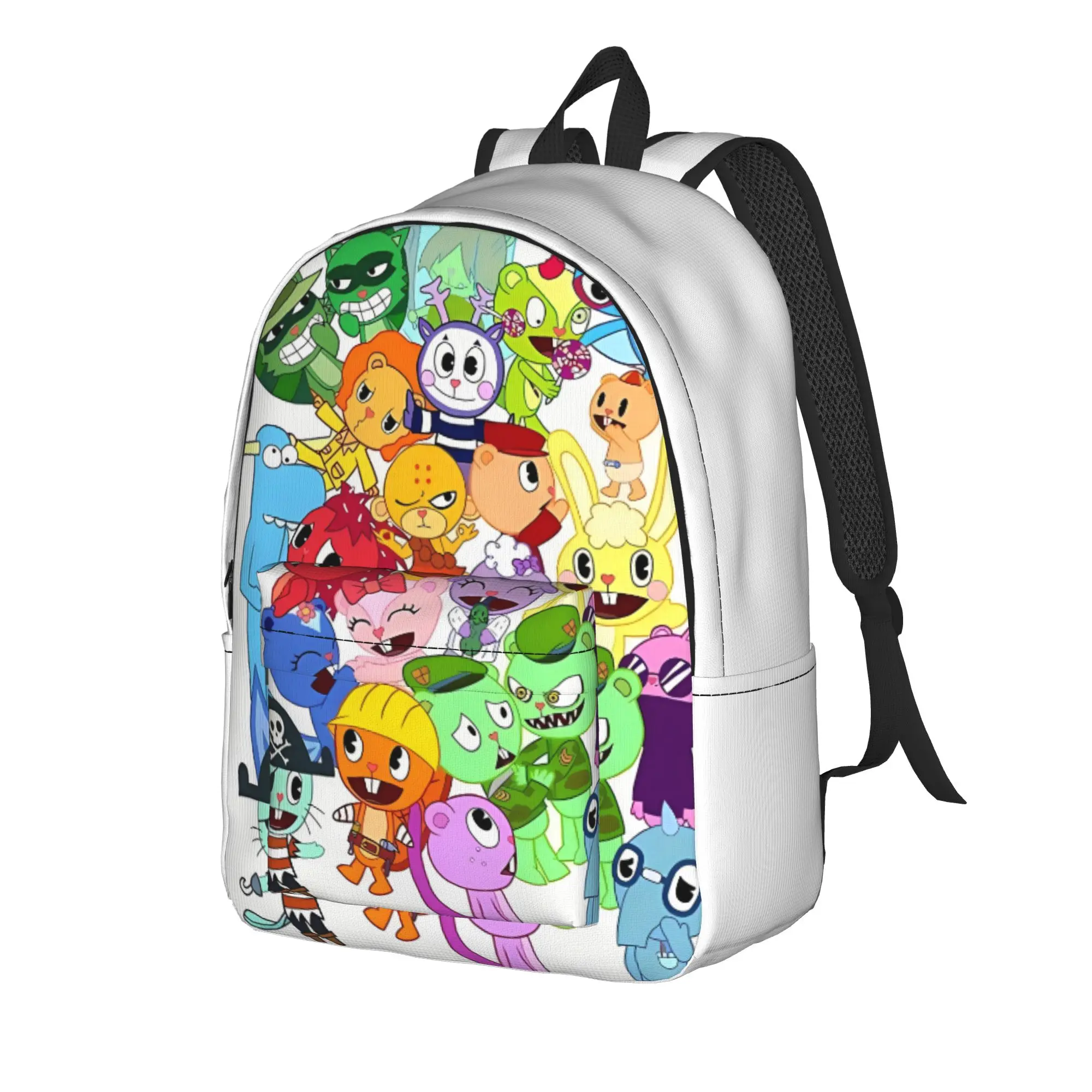 Happy Tree Friends Laptop Bag Back to School Season Vintage Cartoon  High Street Backpack