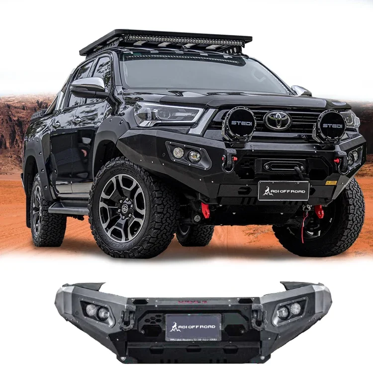 

Top 4x4 Pickup BULL BAR Steel front rear bumpers -toyota hilux vigo revo rocoo custom